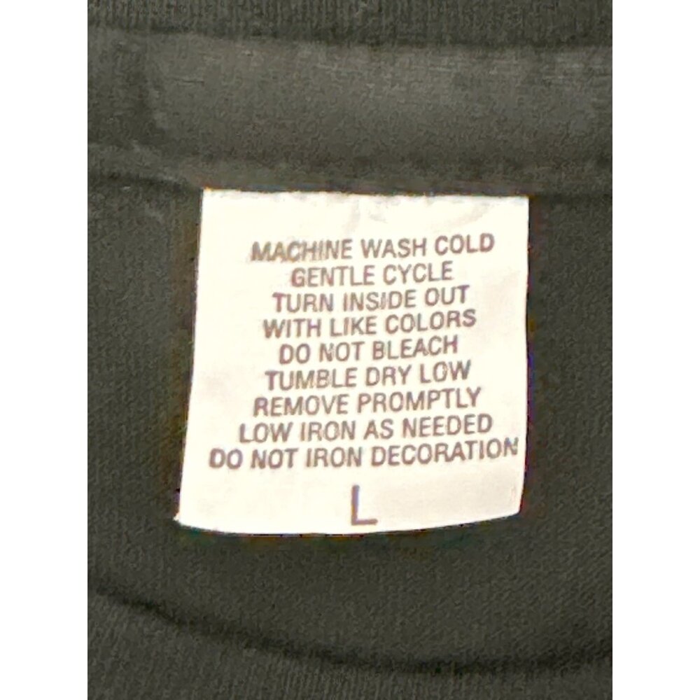 CCC New I.A.S.N Black Graphic Tee Shirt crew Neck All Cotton Large - Picture 5 of 5